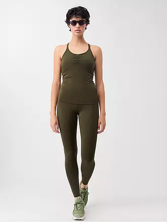 MANDALA | Top da yoga Infinity da donna | olive